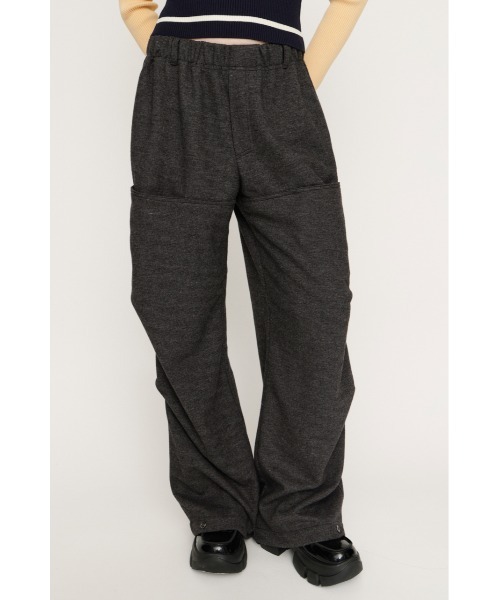 SLY(スライ)の「TUCK CARGO PANTS タック カーゴパンツ 冬服 春服(カーゴパンツ・レディース・ライトグレー/ライトブラック・2/1)」の5枚目の写真