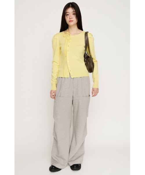 SLY(スライ)の「TUCK CARGO PANTS タック カーゴパンツ 冬服 春服(カーゴパンツ・レディース・ライトグレー/ライトブラック・2/1)」の7枚目の写真