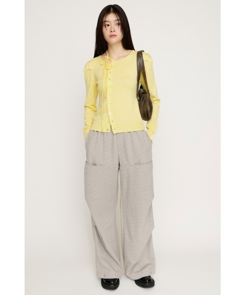 SLY(スライ)の「TUCK CARGO PANTS タック カーゴパンツ 冬服 春服(カーゴパンツ・レディース・ライトグレー/ライトブラック・2/1)」の8枚目の写真
