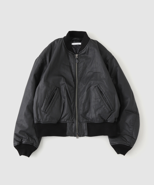セール】ゴートレザー ボンバーブルゾン（ブルゾン）｜JOURNAL