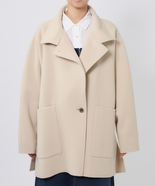 BABYLONE（バビロン）の「ウールドルマンコート（その他アウター・レディース・ブラック/ライトベージュ・フリー）」の18枚目の写真