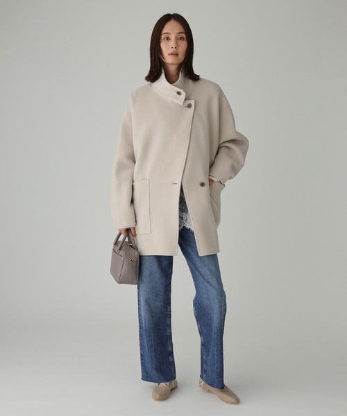 BABYLONE（バビロン）の「ウールドルマンコート（その他アウター・レディース・ブラック/ライトベージュ・フリー）」の15枚目の写真