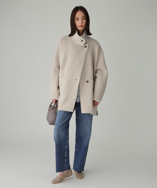 BABYLONE（バビロン）の「ウールドルマンコート（その他アウター・レディース・ブラック/ライトベージュ・フリー）」の16枚目の写真