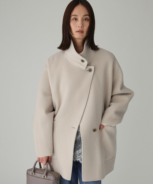 BABYLONE（バビロン）の「ウールドルマンコート（その他アウター・レディース・ブラック/ライトベージュ・フリー）」の11枚目の写真