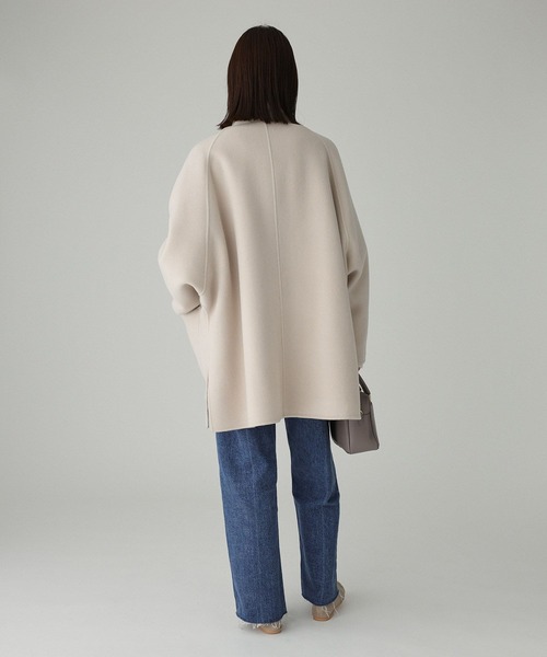 BABYLONE（バビロン）の「ウールドルマンコート（その他アウター・レディース・ブラック/ライトベージュ・フリー）」の17枚目の写真