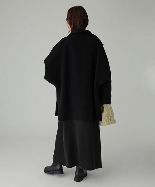 BABYLONE（バビロン）の「ウールドルマンコート（その他アウター・レディース・ブラック/ライトベージュ・フリー）」の10枚目の写真
