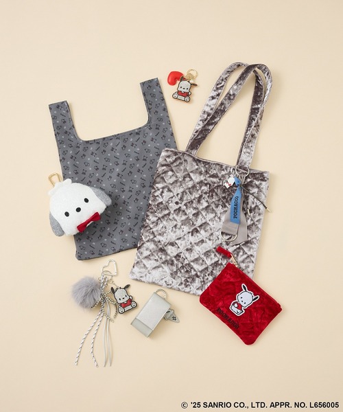 sanrio（サンリオ）の「ポーチ付エコバッグ（エコバッグ/サブバッグ・レディース・ブラウン/グレー/レッド・FREE）」の7枚目の写真