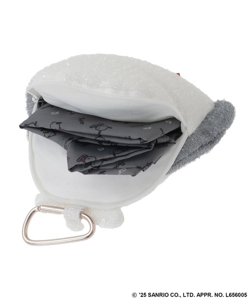 sanrio（サンリオ）の「ポーチ付エコバッグ（エコバッグ/サブバッグ・レディース・ブラウン/グレー/レッド・FREE）」の12枚目の写真