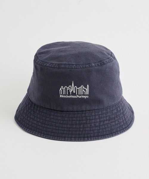 Manhattan Portage（マンハッタンポーテージ）の「【Manhattan Portage】マンハッタンポーテージ WASHED TWILL BUCKET HAT コットンツイル バケットハット MP320（ハット・メンズ・チャコールグレー/ブラック/パープル/サンドベージュ/ベージュ/ブラウン・FREE）」の7枚目の写真