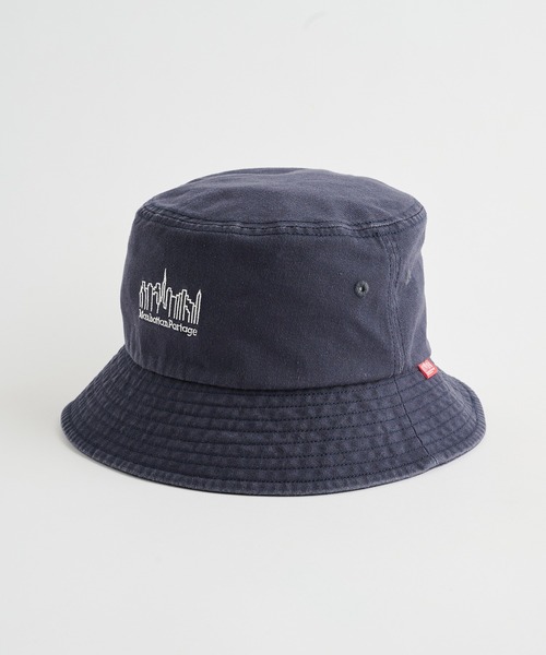 Manhattan Portage（マンハッタンポーテージ）の「【Manhattan Portage】マンハッタンポーテージ WASHED TWILL BUCKET HAT コットンツイル バケットハット MP320（ハット・メンズ・チャコールグレー/ブラック/パープル/サンドベージュ/ベージュ/ブラウン・FREE）」の8枚目の写真