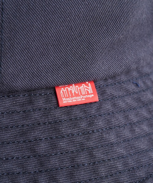 Manhattan Portage（マンハッタンポーテージ）の「【Manhattan Portage】マンハッタンポーテージ WASHED TWILL BUCKET HAT コットンツイル バケットハット MP320（ハット・メンズ・チャコールグレー/ブラック/パープル/サンドベージュ/ベージュ/ブラウン・FREE）」の13枚目の写真