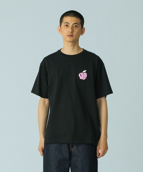 SILAS（サイラス）の「APPLE S/S TEE（Tシャツ/カットソー・メンズ・ブラック/グリーン/ホワイト・XL/L/M）」の2枚目の写真