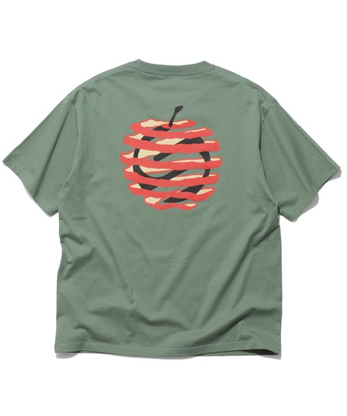 SILAS（サイラス）の「APPLE S/S TEE（Tシャツ/カットソー・メンズ・ブラック/グリーン/ホワイト・XL/L/M）」の4枚目の写真