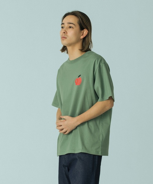 SILAS（サイラス）の「APPLE S/S TEE（Tシャツ/カットソー・メンズ・ブラック/グリーン/ホワイト・XL/L/M）」の12枚目の写真