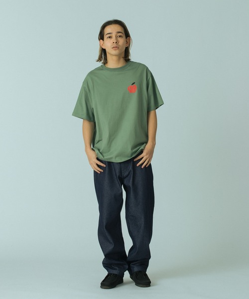 SILAS（サイラス）の「APPLE S/S TEE（Tシャツ/カットソー・メンズ・ブラック/グリーン/ホワイト・XL/L/M）」の14枚目の写真
