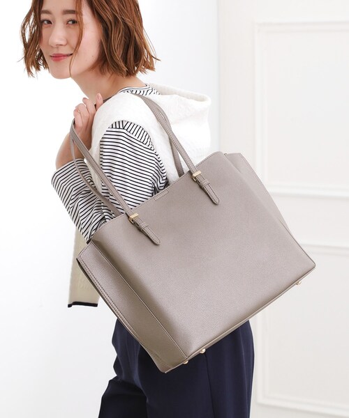 grove（グローブ）の「人間工学サイドスリットトート（トートバッグ・レディース・ブラック/ライトブルー/ライトグレー/シルバー系その他・00）」の4枚目の写真