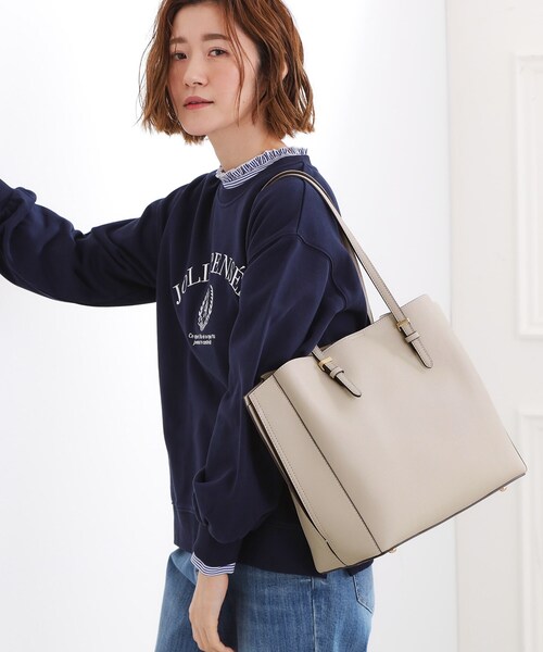 grove（グローブ）の「人間工学サイドスリットトート（トートバッグ・レディース・ブラック/ライトブルー/ライトグレー/シルバー系その他・00）」の13枚目の写真