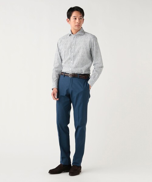 BEAMS HEART(ビームスハート)の「【5/21値下げ】シアサッカー プリント カッタウェイカラーシャツ(シャツ/ブラウス・メンズ・ホワイト・X-LARGE/LARGE/MEDIUM/SMALL)」の3枚目の写真