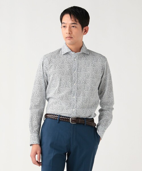 BEAMS HEART(ビームスハート)の「【5/21値下げ】シアサッカー プリント カッタウェイカラーシャツ(シャツ/ブラウス・メンズ・ホワイト・X-LARGE/LARGE/MEDIUM/SMALL)」の5枚目の写真