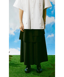 RECULER（ルキュレ）の「ベーシックスカートパンツ ブラック（その他パンツ）」