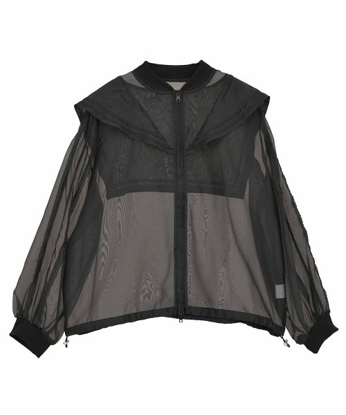 Candy Stripper（キャンディストリッパー）の「SHEER SAILOR ブルゾン（ブルゾン・レディース・ピンク/ブラック/オフホワイト・FREE）」の20枚目の写真