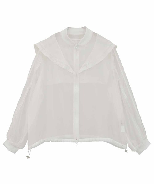 Candy Stripper（キャンディストリッパー）の「SHEER SAILOR ブルゾン（ブルゾン・レディース・ピンク/ブラック/オフホワイト・FREE）」の21枚目の写真