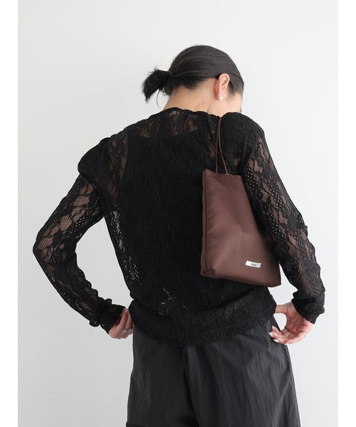 Henon.(ヘノン)の「Sofi ミニバッグ(ハンドバッグ・レディース・ミント/ブラック/アイボリー/ブラウン/ブルー/その他/キャメル/グリーン/ピンク・F)」の16枚目の写真