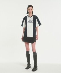 COTTON SOCCER T-SHIRT [IVORY]