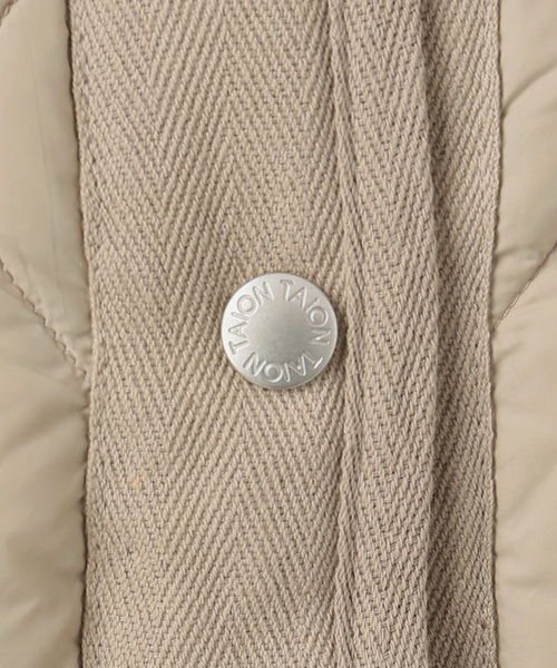 Spick & Span（スピックアンドスパン）の「《追加2》TAION / タイオン *Spick別注キルティングブルゾン（ダウンジャケット/コート・レディース・ブラック/キャメル/ベージュ・FREE）」の12枚目の写真