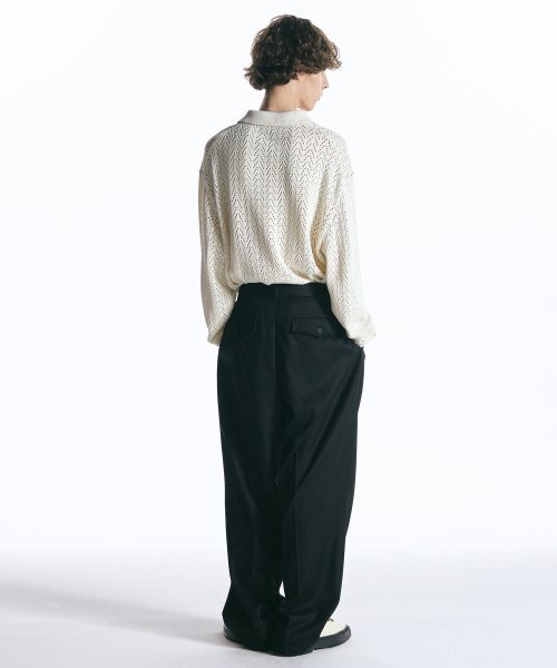 INSILENCE(インサイロンス)の「スカッシュオープンカラーニット CREAM(ニット/セーター・メンズ・その他・L/M/S)」の5枚目の写真