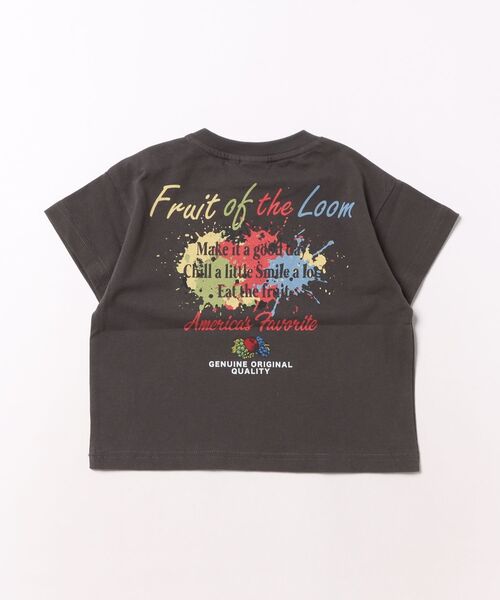 FRUIT OF THE LOOM(フルーツオブザルーム)の「【FRUIT OF THE LOOM】別注プリントT(Tシャツ/カットソー・キッズ・チャコール/パープル/オフホワイト・80/90/95/100/110/120/130/140/150/160)」の20枚目の写真