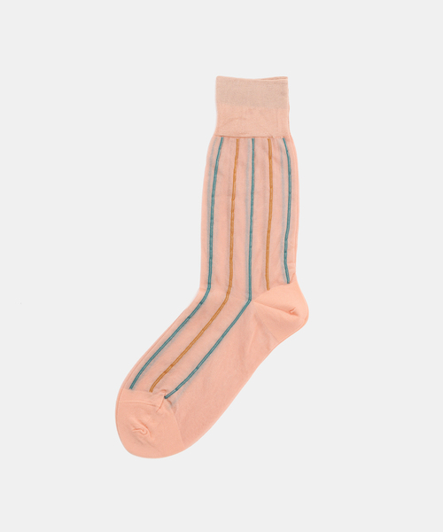 CITYSHOP(シティーショップ)の「HOSIELY Striped Dress Socks:靴下(ソックス/靴下・レディース・ブラック/グリーン/ピンク・FREE)」の3枚目の写真