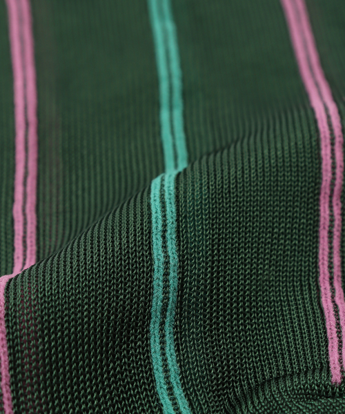 CITYSHOP(シティーショップ)の「HOSIELY Striped Dress Socks:靴下(ソックス/靴下・レディース・ブラック/グリーン/ピンク・FREE)」の6枚目の写真