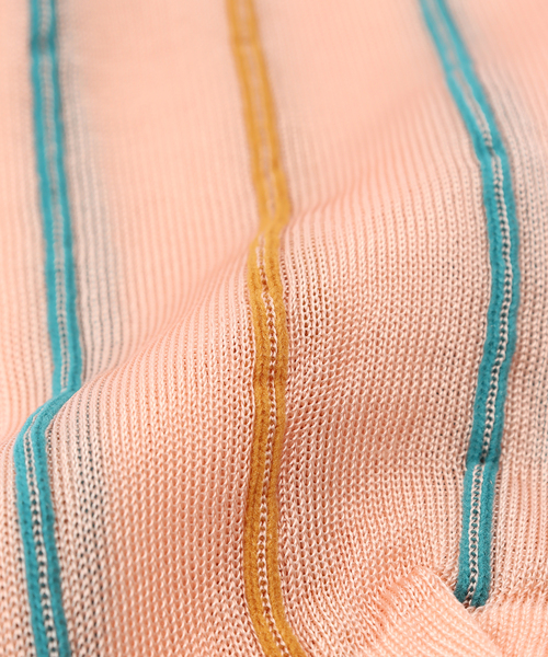 CITYSHOP(シティーショップ)の「HOSIELY Striped Dress Socks:靴下(ソックス/靴下・レディース・ブラック/グリーン/ピンク・FREE)」の5枚目の写真