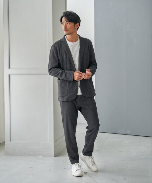 IKKA LOUNGE(イッカラウンジ)の「【セットアップ対応】GOKU楽ワークライトデニムジャケット(テーラードジャケット・メンズ・ブラック/ネイビー・S/M/L/XL)」の21枚目の写真