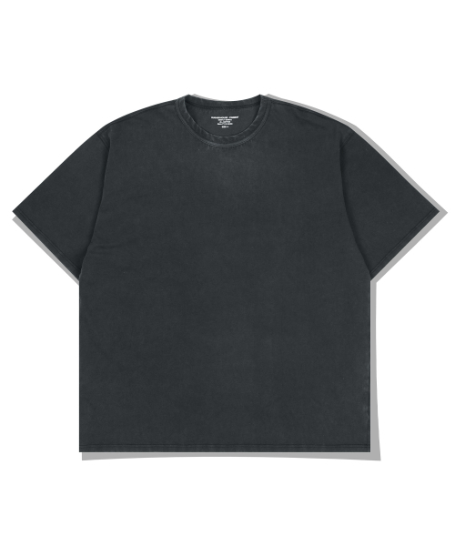 RUGGED HOUSE(ラギッドハウス)の「16S ピグメントウォッシングハーフTシャツ ブラック(Tシャツ/カットソー・メンズ・ブラック・FREE)」の1枚目の写真