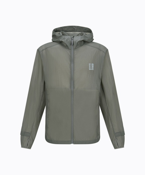 LIMELIGHT APPAREL(ライムライトアパレル)の「アスリットリップストップランニングウィンドブレーカー(セージ/グレー)(ナイロンジャケット・メンズ・その他・XXL/S/M/L/XL)」の2枚目の写真