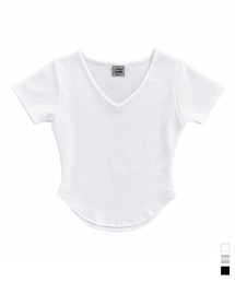 UPING（ユピング）の「[スーパソフテンセル] nドレッシースリムVネック半袖Tシャツ（Tシャツ/カットソー）」