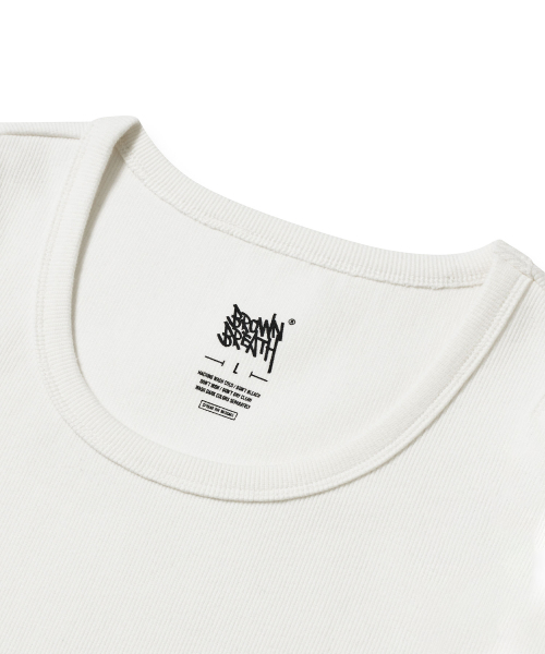 BROWNBREATH(ブラウンブレス)の「TAG SLEEVELESS - WHITE(Tシャツ/カットソー・レディース・その他・XL/S/M/L)」の4枚目の写真
