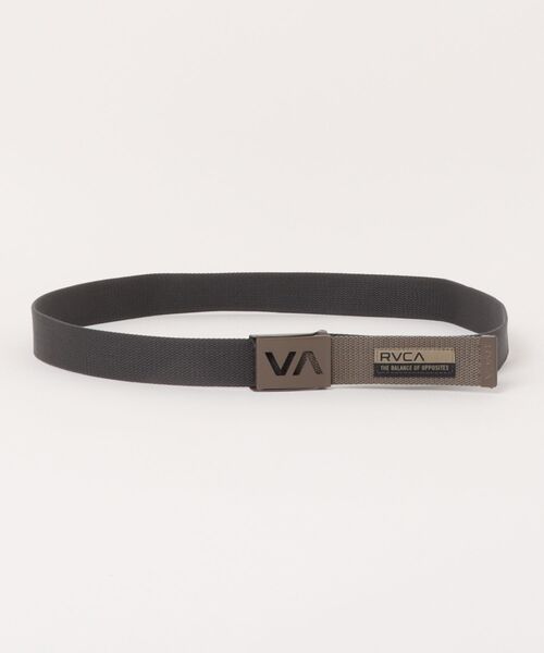 RVCA(ルーカ)の「RVCA メンズ GRAFTED WEB BELT ベルト 【2026年春夏モデル】(ベルト・メンズ・ブラック系その他/杢グレー・FREE)」の2枚目の写真