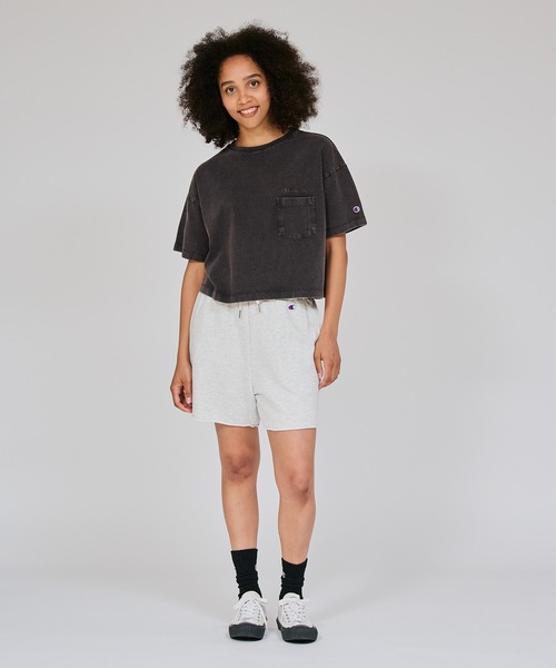 Champion(チャンピオン)の「【Champion/チャンピオン】レディース ショートスリーブTシャツ(Tシャツ/カットソー・レディース・グリーン系その他5/ブラック系その他/ロイヤルブルー/ダークブラウン・MEDIUM/LARGE)」の8枚目の写真