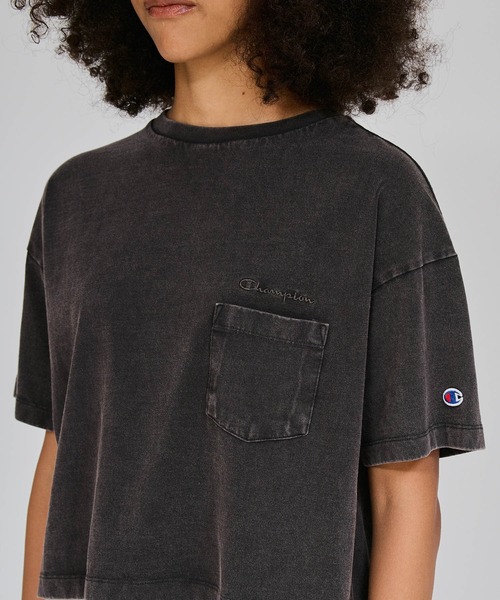 Champion(チャンピオン)の「【Champion/チャンピオン】レディース ショートスリーブTシャツ(Tシャツ/カットソー・レディース・グリーン系その他5/ブラック系その他/ロイヤルブルー/ダークブラウン・MEDIUM/LARGE)」の5枚目の写真