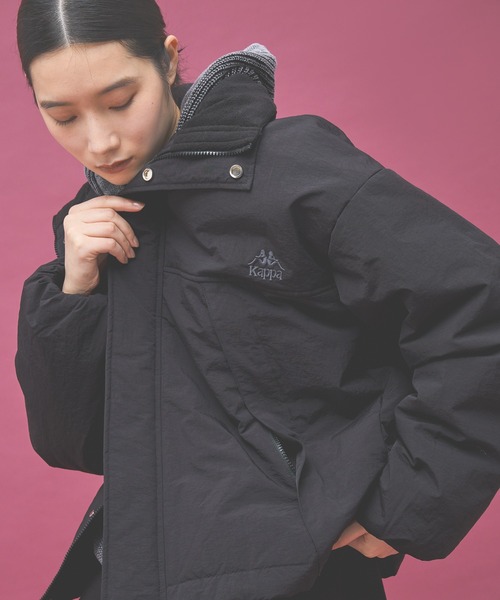 Kappa（カッパ）の「≪Kappa×and ST ウェルネスクラブ≫中綿ブルゾン (ユニセックス)（ブルゾン・レディース・ブラック/アイボリー/ラベンダー・LARGE/MEDIUM/SMALL）」の20枚目の写真