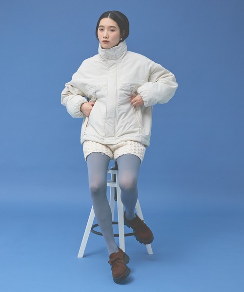 Kappa（カッパ）の「≪Kappa×and ST ウェルネスクラブ≫中綿ブルゾン (ユニセックス)（ブルゾン・レディース・ブラック/アイボリー/ラベンダー・LARGE/MEDIUM/SMALL）」の22枚目の写真