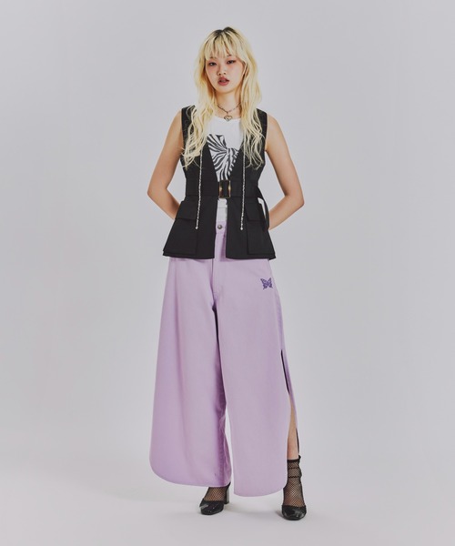 ANNA SUI NYC(アナ スイ エヌ ワイ シー)の「チノVEST(シャツ/ブラウス・レディース・ブラック/ベージュ・FREE)」の7枚目の写真