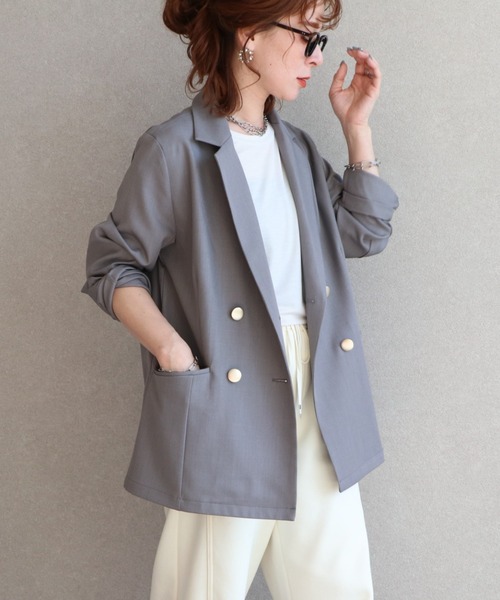 ダブルテーラードジャケット（テーラードジャケット）｜zena（ジェナ