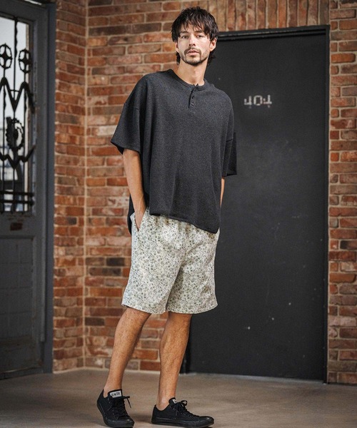 CAMBIO(カンビオ)の「mlt5580- Honeycomb Waffle Henley Neck Tee ヘンリーネックTシャツ(S64126cmb)(Tシャツ/カットソー・メンズ・ホワイト/ブラック/チャコールグレー・S/M/L)」の20枚目の写真