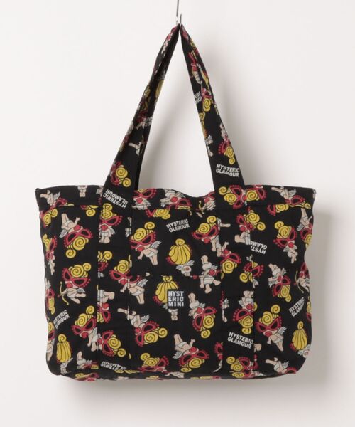 HYSTERIC MINI（ヒステリックミニ）の「ANGEL MINI総柄 ペアレンツバッグ（ショルダーバッグ・キッズ・ホワイト系その他/ブラック系その他/ピンク系その他・FREE）」の2枚目の写真