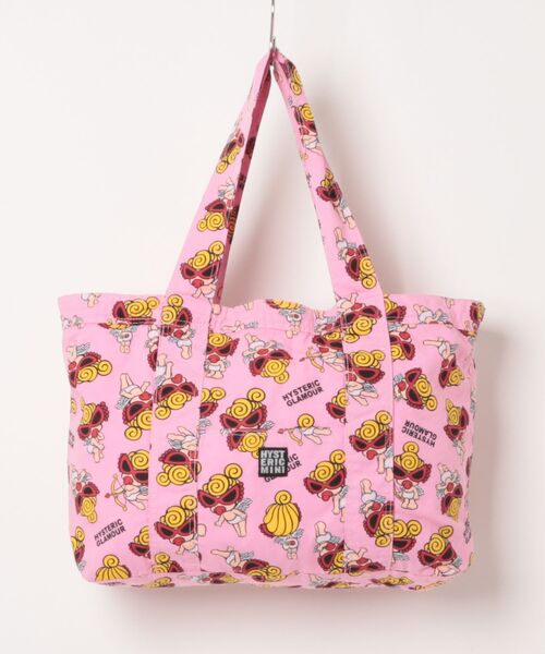 HYSTERIC MINI（ヒステリックミニ）の「ANGEL MINI総柄 ペアレンツバッグ（ショルダーバッグ・キッズ・ホワイト系その他/ブラック系その他/ピンク系その他・FREE）」の3枚目の写真