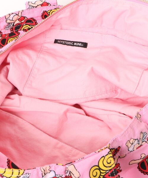 HYSTERIC MINI（ヒステリックミニ）の「ANGEL MINI総柄 ペアレンツバッグ（ショルダーバッグ・キッズ・ホワイト系その他/ブラック系その他/ピンク系その他・FREE）」の8枚目の写真